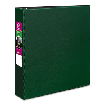 Avery® Durable Non-view Binder With Durahinge And Slant Rings, 3 Rings, 2" Capacity, 11 X 8.5, Green freeshipping - TVN Wholesale